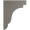 Ekena Millwork 3 1/2"W x 8 1/2"D x 11"H Bedford Wood Vintage Decor Bracket, Reclaimed Grey BKTWD04X09X11BEGY - alternate 2
